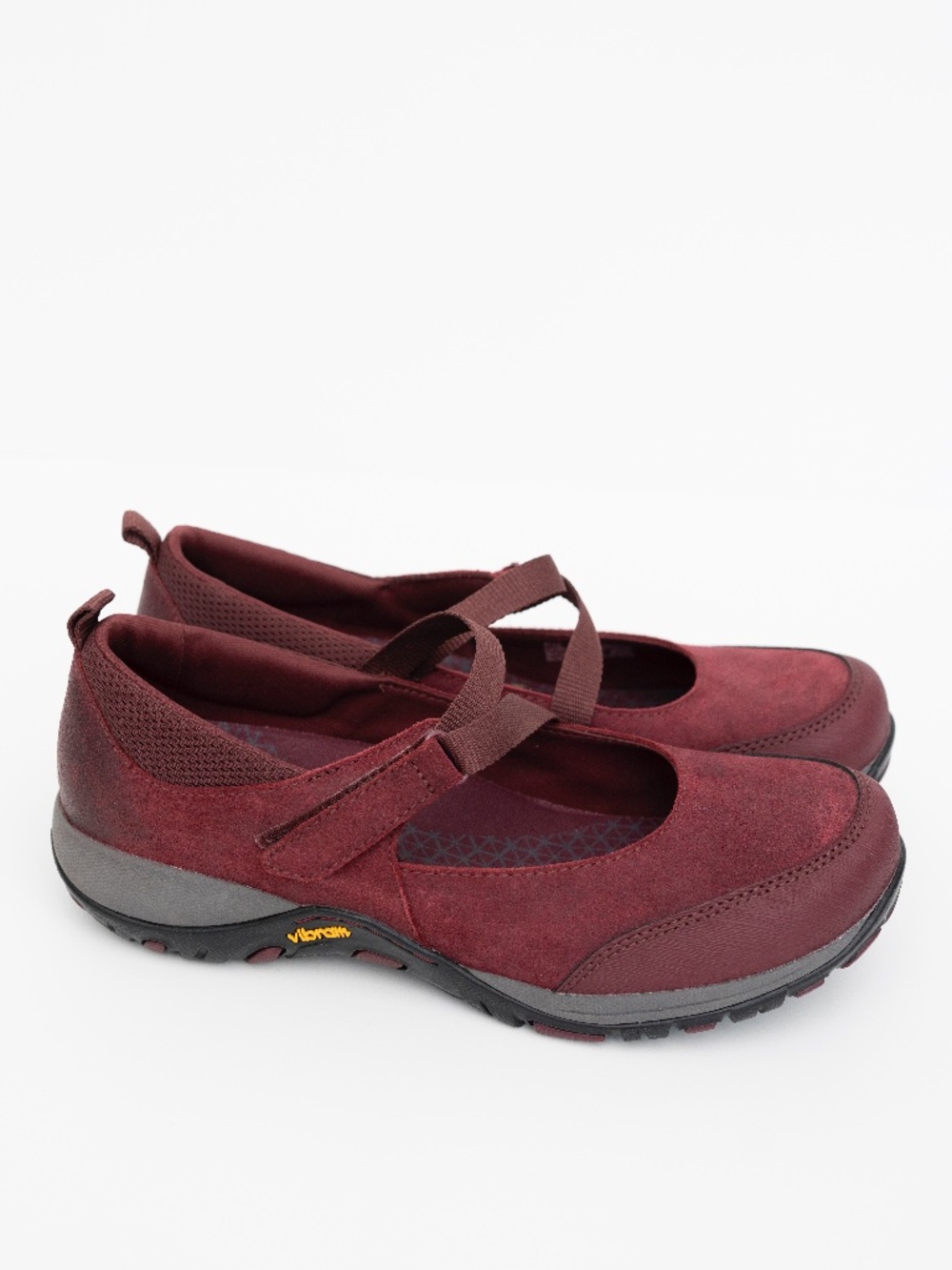 Dansko - Primrose Wine Burnished Suede Waterproof Mary Jane Shoes